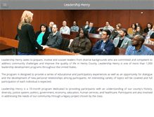 Tablet Screenshot of leadershiphenry.com